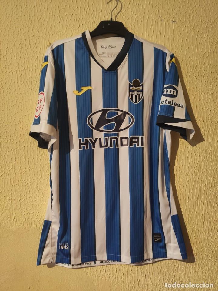 Colecionismo desportivo: Original | Camiseta Futbol | Talla M | Atletico Baleares - 9 Vinicius Tanque - match worn