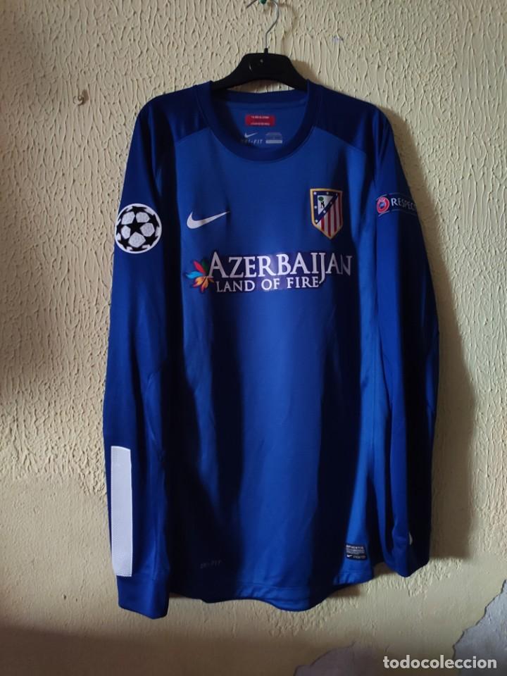 Colecionismo desportivo: Original | Camiseta Futbol | Talla L | Atletico Madrid - 13 Courtois - player issue / worn