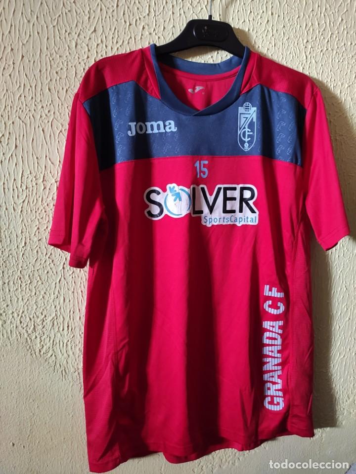 Sports collectibles: Original | Camiseta shirt Futbol | Talla M | Granada CF - dorsal 15 - player worn