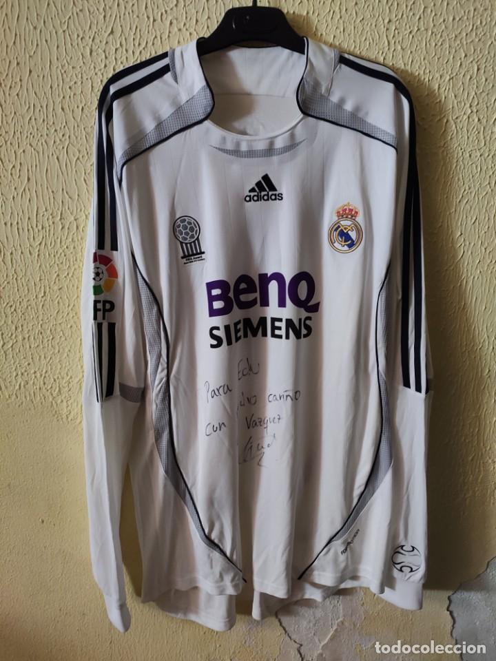 Colecionismo desportivo: Original | Camiseta shirt Futbol | Talla XL | Real Madrid CF - 30 David Vazquez - match worn