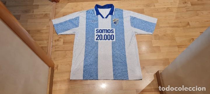 málaga fc. vintage. camiseta edición - Comprar Camisetas de Fútbol Antiguas en todocoleccion - 360477015
