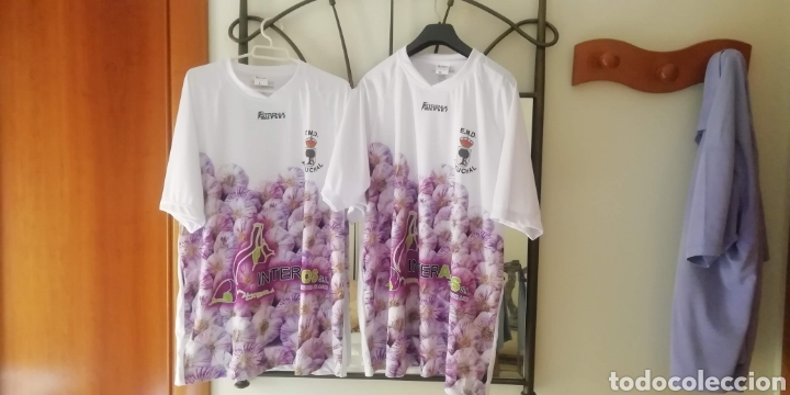 Colecionismo desportivo: 2 camisetas aceuchal Badajoz. Equipo peculiar