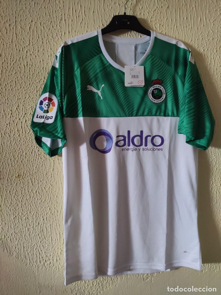 Colecionismo desportivo: Leer anuncio | Nueva a estrenar | Camiseta de Futbol | Talla L | Racing de Santander