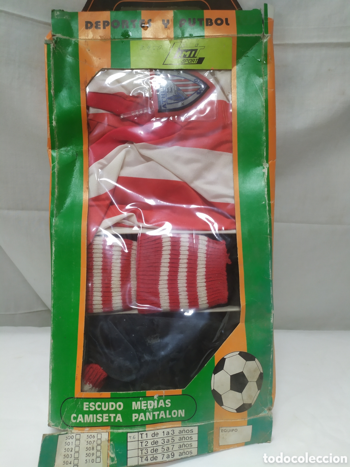 Colecionismo desportivo: Equipaci&oacute;n Athletic de Bilbao a&ntilde;os 80 de Limit Sport