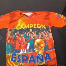 Coleccionismo deportivo: CAMISETA DE FUTBOL - LA ROJA - SELECCION ESPAÑOLA - CAMPEÓN ESPAÑA - TALLA L / CAA