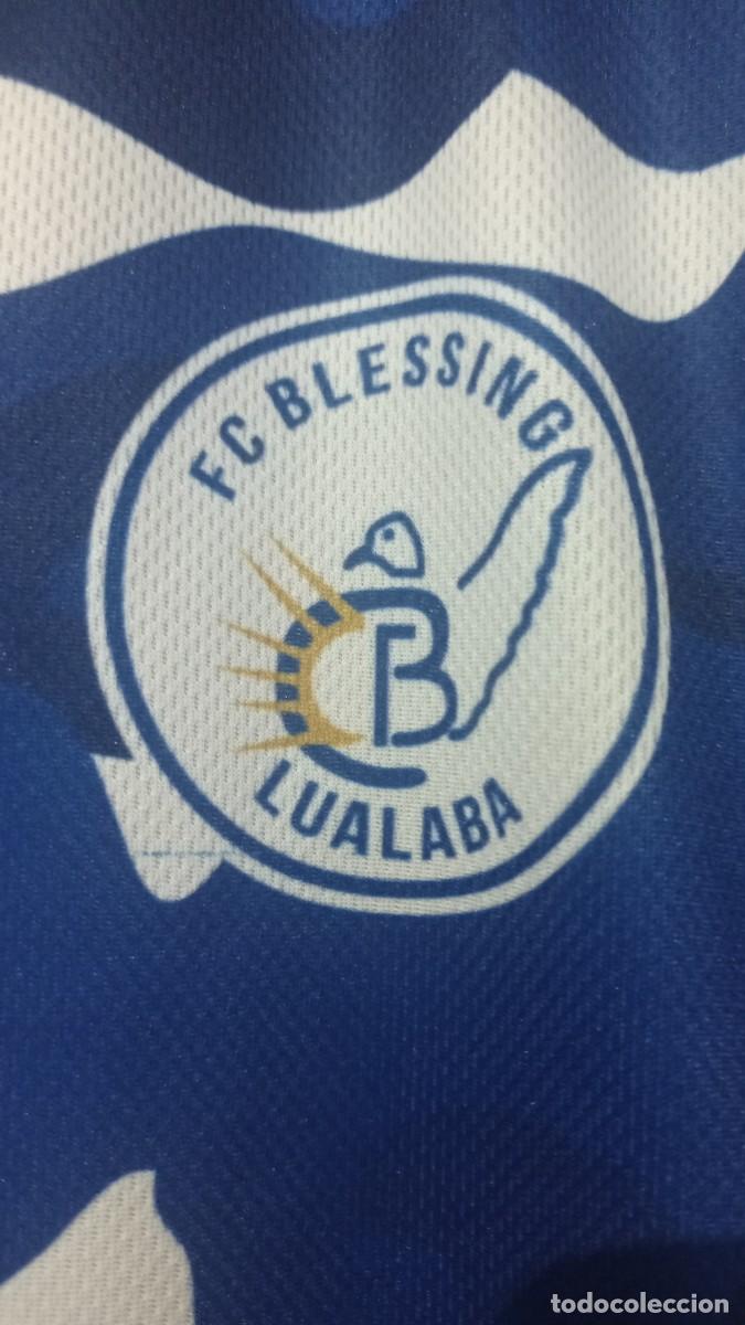 Coleccionismo deportivo: Camiseta away Blessing Lualaba de Congo - Foto 2