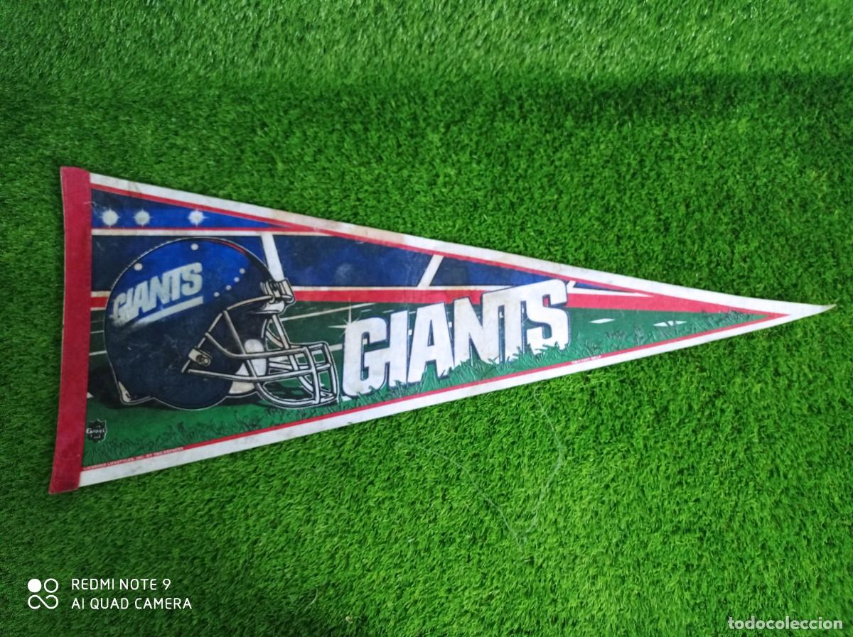 Coleccionismo deportivo: Bandelora Giants original de Futbol Americano
