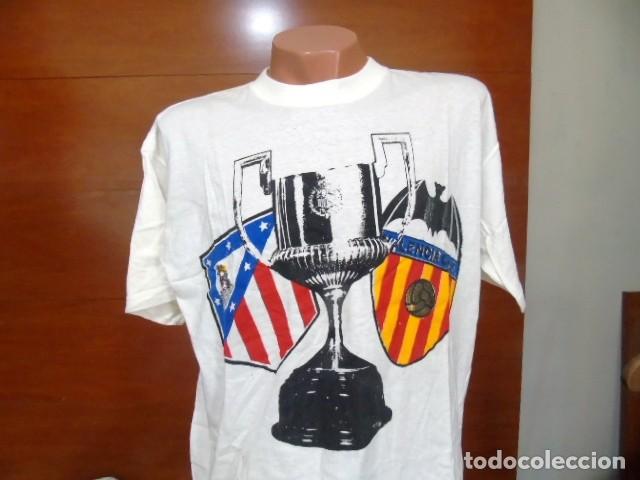 Sports collectibles: CAMISETA COPA DEL REY FINAL AT,MADRID VALENCIA A&Ntilde;O 1999