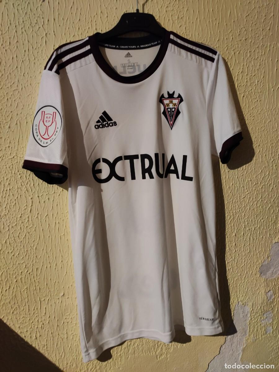 Sports collectibles: Original | Camiseta Futbol | Talla S | Albacete Balompie - 3 Nando Garcia - match worn Copa vs Cadiz