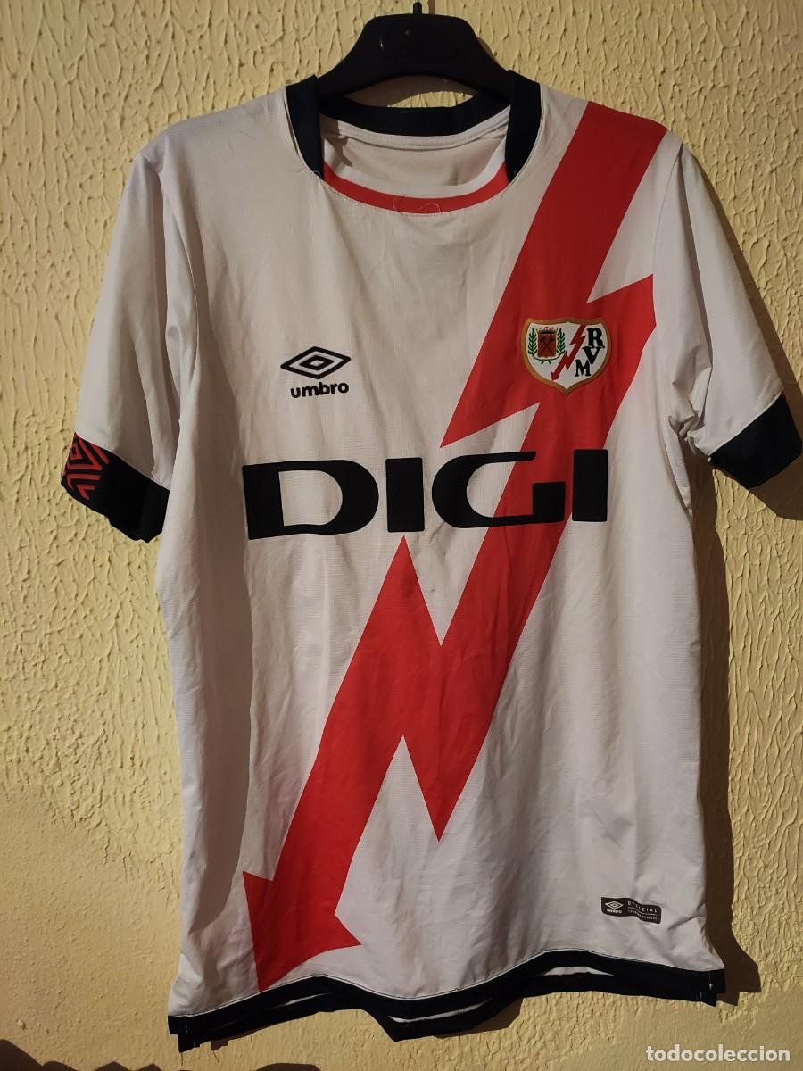 Sports collectibles: Original | Camiseta Futbol shirt | Talla S | Rayo Vallecano - dorsal 14 - match worn cat. inferiores