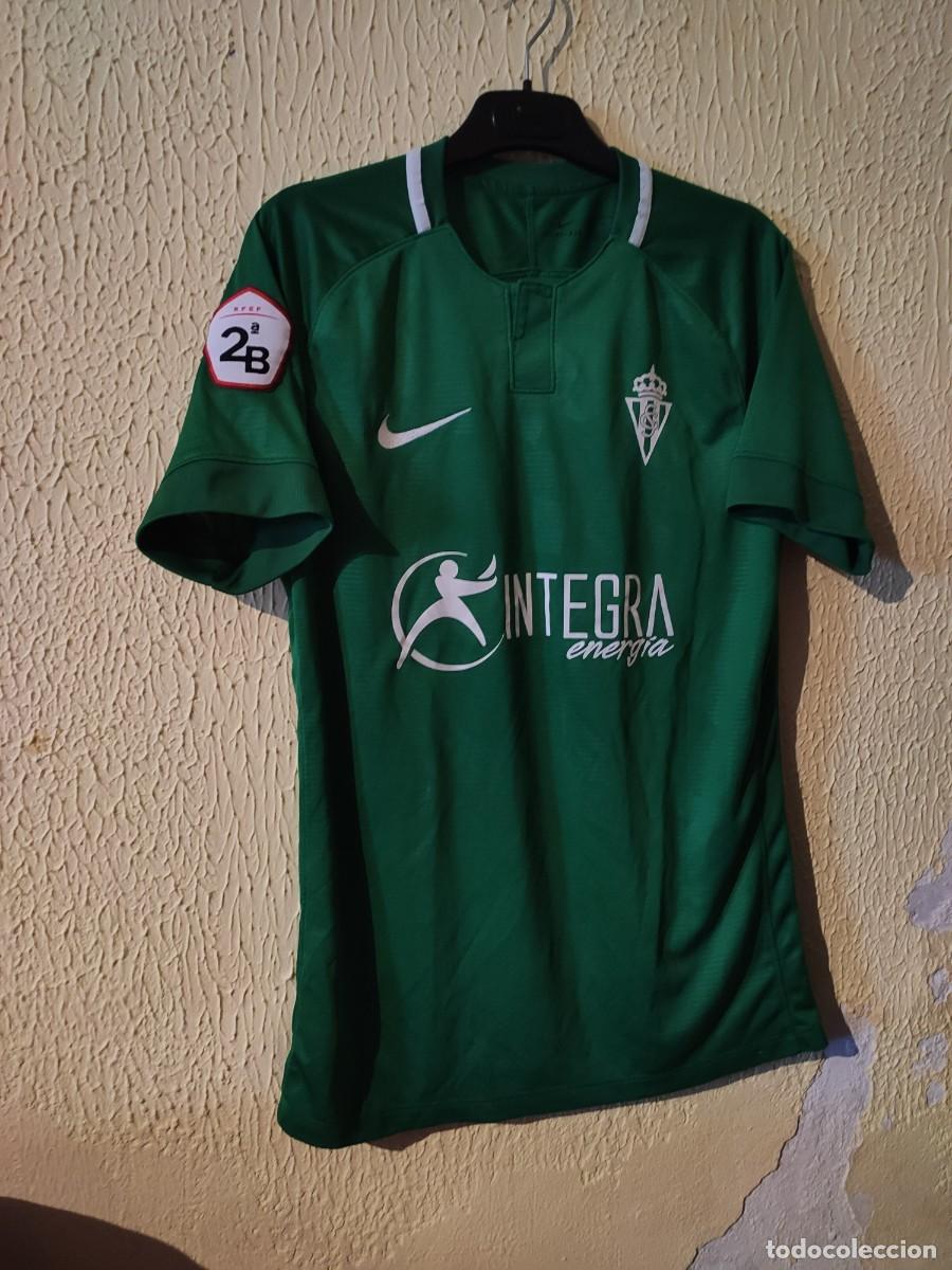 Sports collectibles: Original | Camiseta Futbol football shirt | Talla M | Sporting de Gijon B - dorsal 2 - match worn