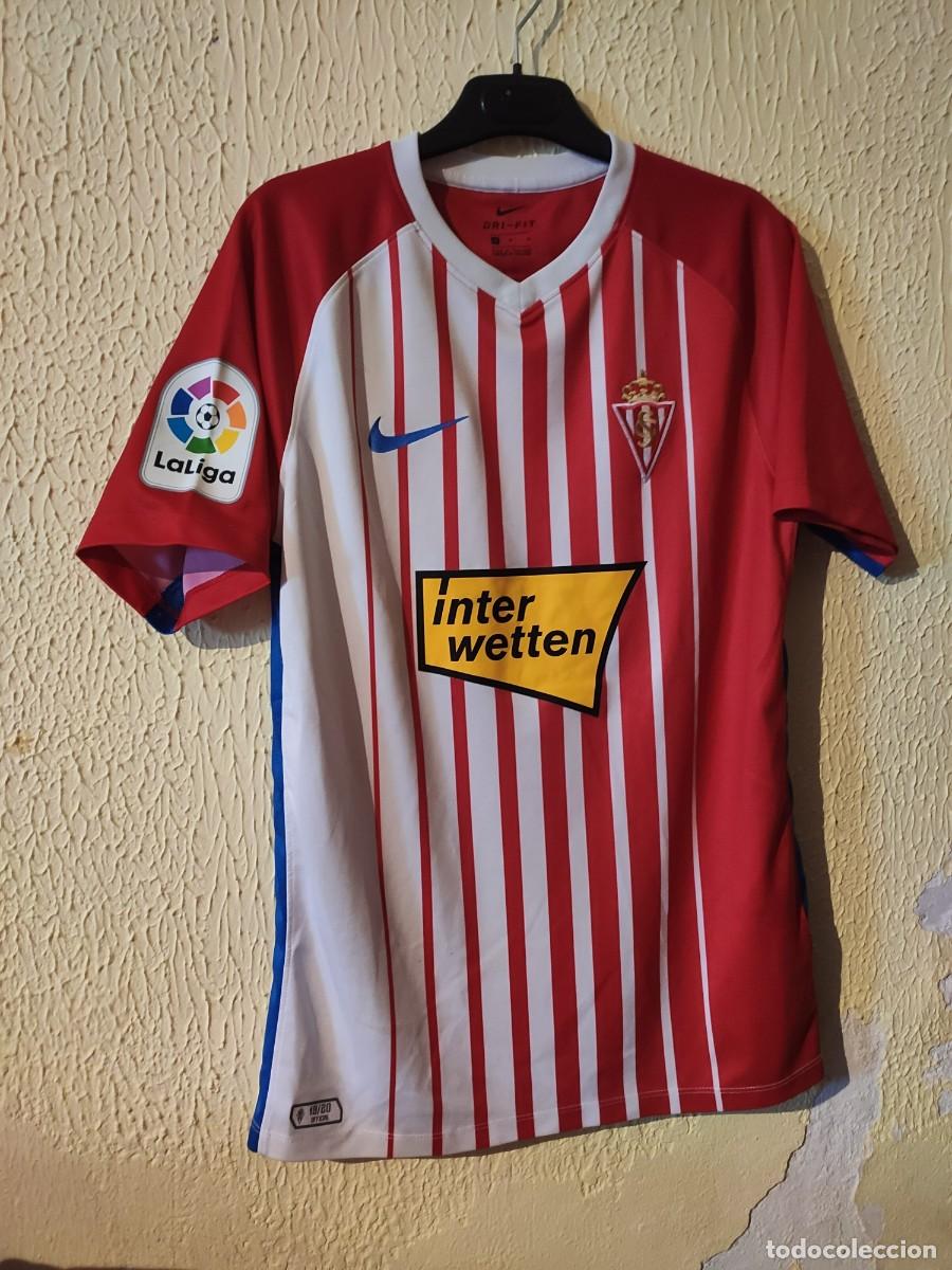 Sports collectibles: Original | Camiseta Futbol shirt | Talla M | Sporting de Gijon - 11 Murilo de Souza - match worn