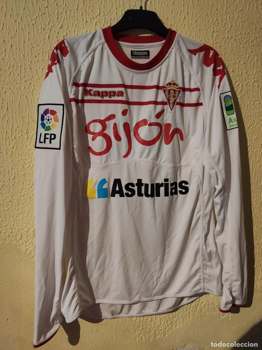 Sports collectibles: Original | Camiseta Futbol shirt | Talla M | Sporting de Gijon - 12 Gregory Arnolin - match worn
