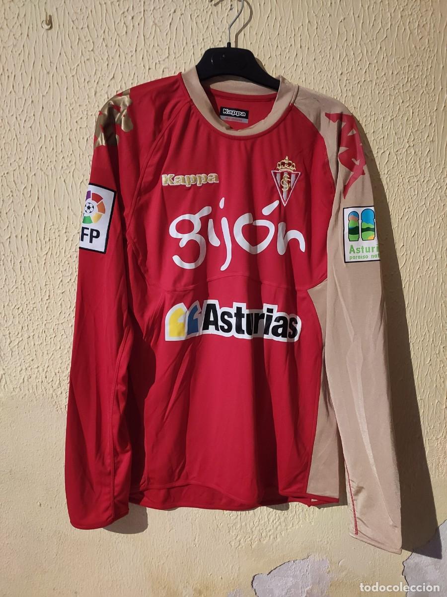 Sports collectibles: Original | Camiseta Futbol shirt | Talla M | Sporting de Gijon - 23 David Barral - match worn