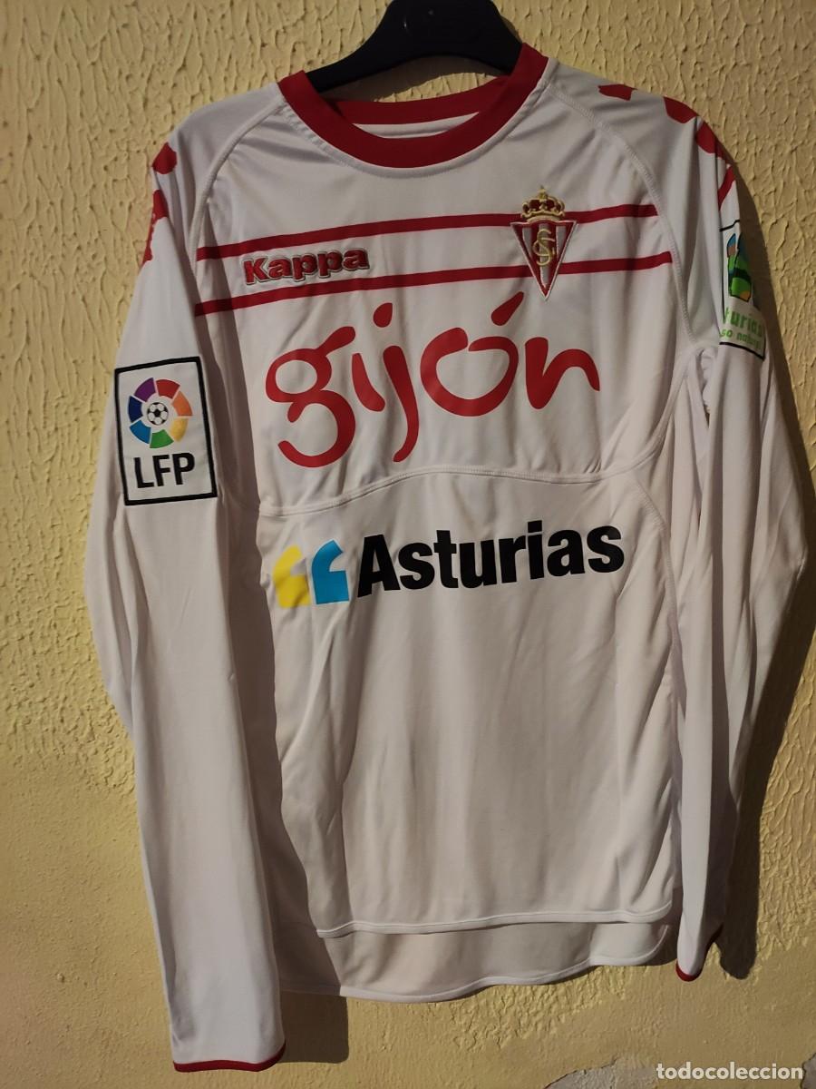 Sports collectibles: Original | Camiseta Futbol shirt | Talla M | Sporting de Gijon - 23 David Barral - match worn