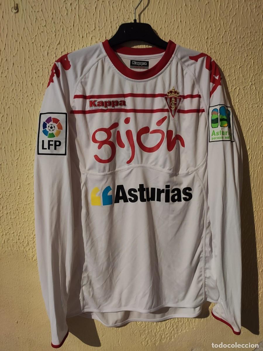 Sports collectibles: Original | Camiseta Futbol shirt | Talla M | Sporting de Gijon - 17 Damian Suarez - match worn