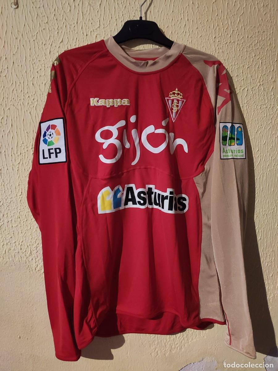 Sports collectibles: Original | Camiseta Futbol shirt | Talla M | Sporting de Gijon - 26 Pedro Orfila - match worn