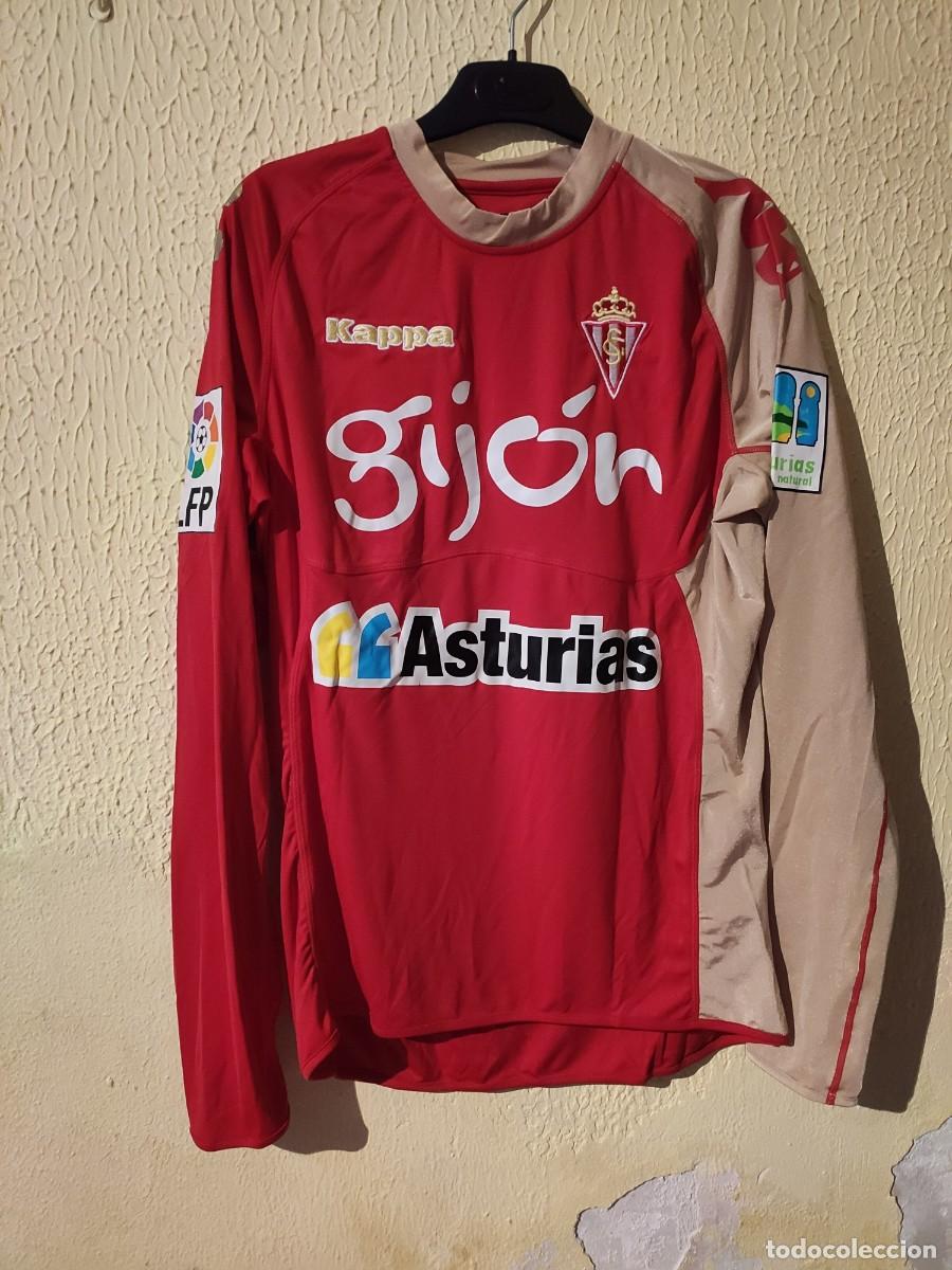 Sports collectibles: Original | Camiseta Futbol shirt | Talla M | Sporting de Gijon - 9 Mate Bilic - match worn