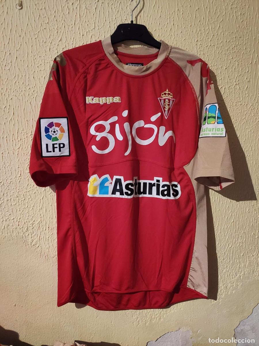 Sports collectibles: Original | Camiseta Futbol shirt | Talla M | Sporting de Gijon - dorsal 28 - match worn