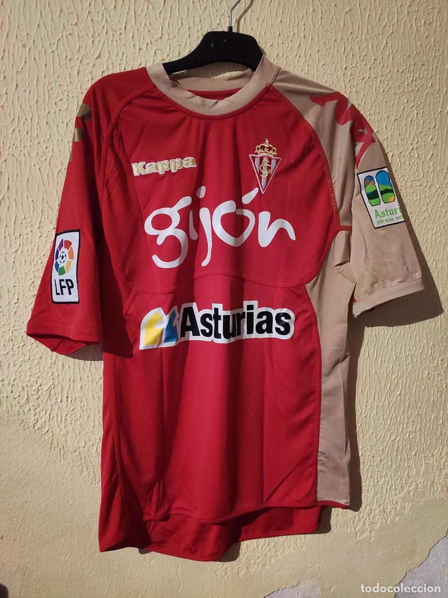 Sports collectibles: Original | Camiseta Futbol shirt | Talla M | Sporting de Gijon - dorsal 27 - match worn