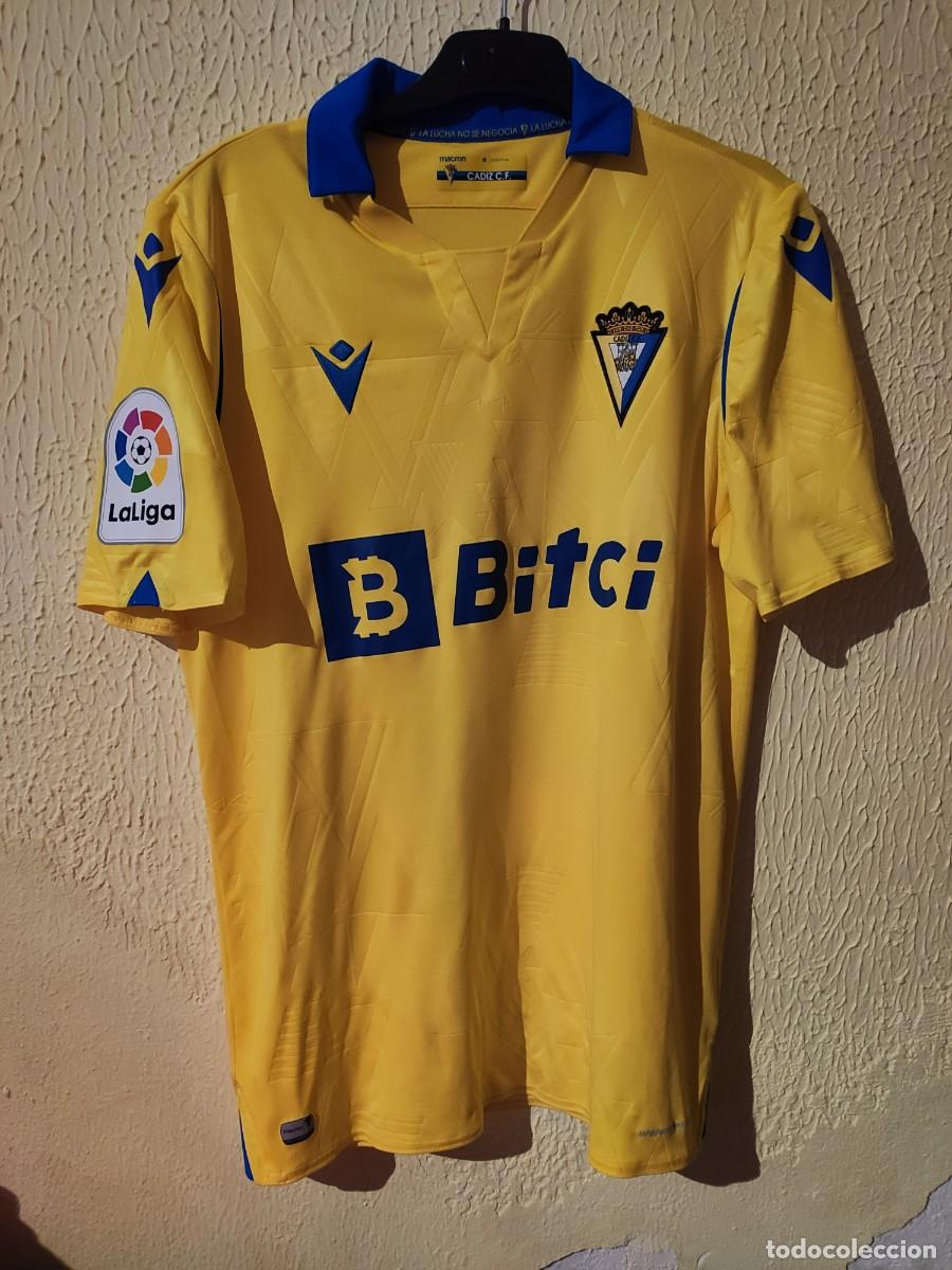Sports collectibles: Original | Camiseta Futbol shirt | Talla M | Cadiz CF - 32 Victor Chust - match worn