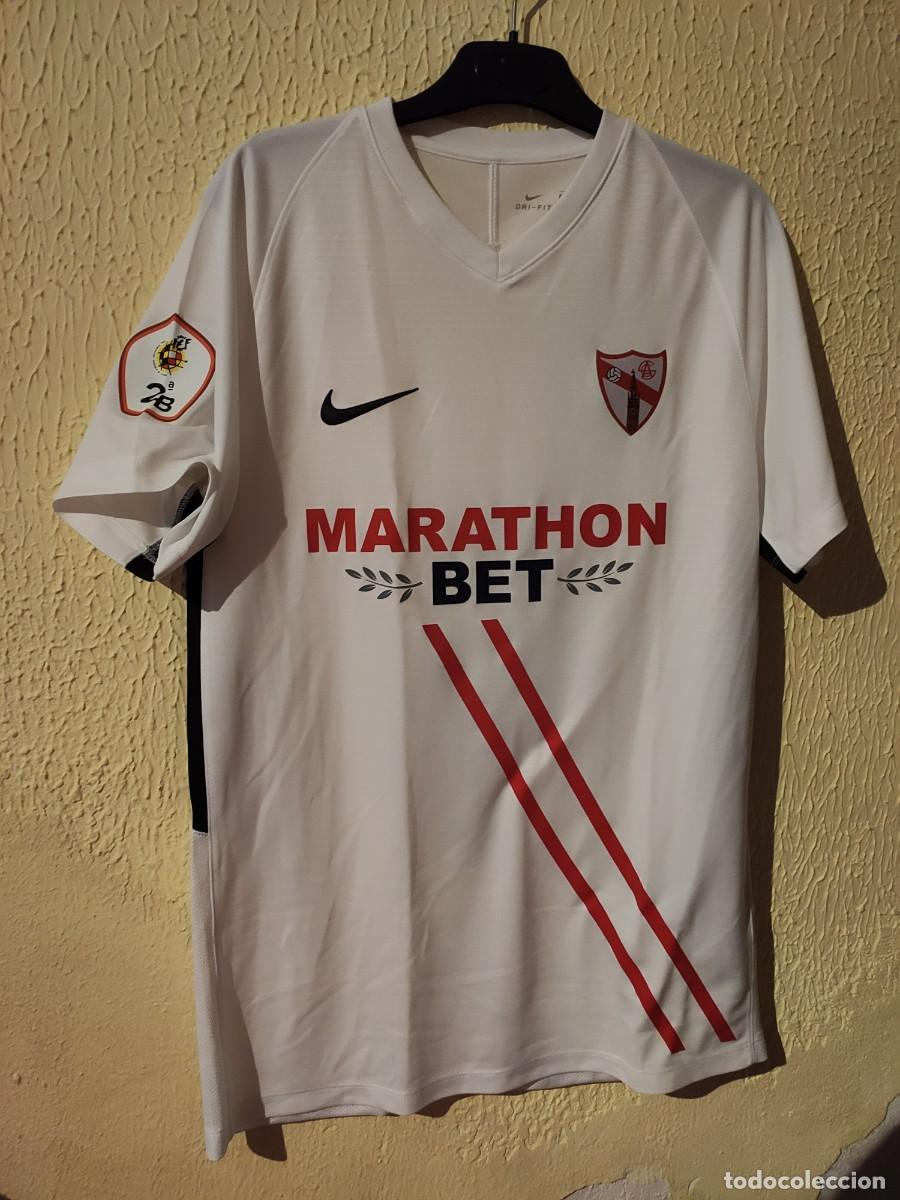 Colecionismo desportivo: Original | Camiseta Futbol shirt | Talla M | Sevilla Atletico - dorsal 9 - match worn