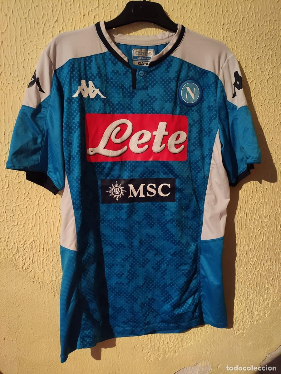 Sports collectibles: Original | Camiseta Futbol shirt | Talla M | SS Napoles - Napoli - dorsal 5 - match worn