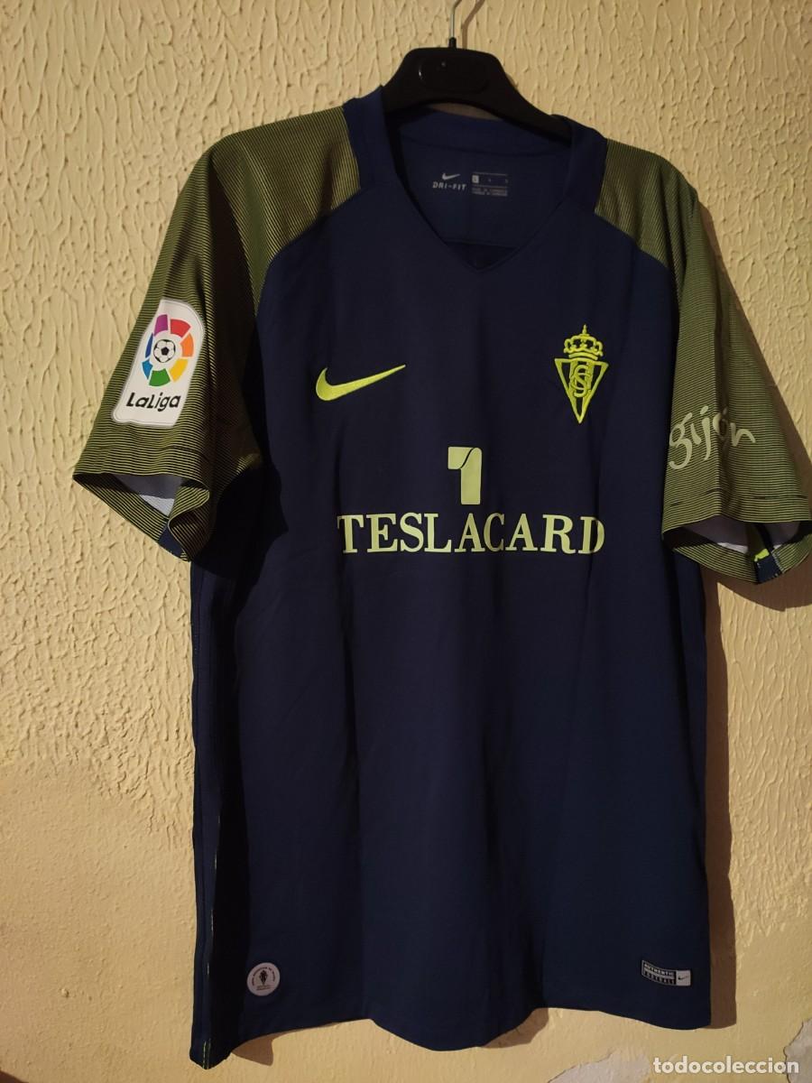 Sports collectibles: Original | Camiseta Futbol | Talla L | Sporting de Gijon - 19 Stefan Scepovic - match worn