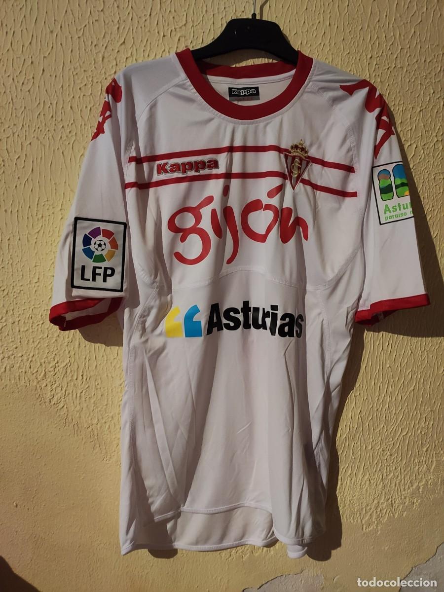 Sports collectibles: Original | Camiseta Futbol | Talla L | Sporting de Gijon - dorsal 11 - match worn