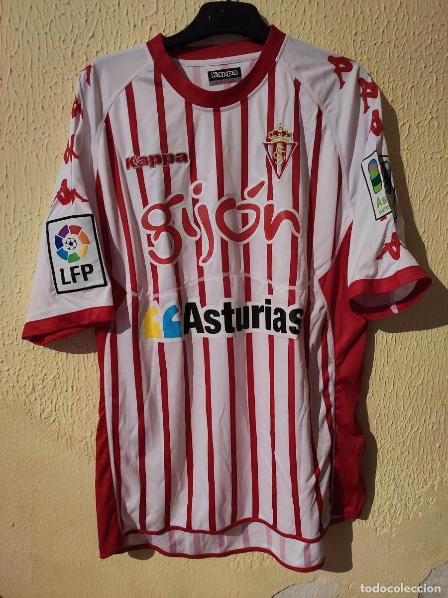 Sports collectibles: Original | Camiseta Futbol | Talla L | Sporting de Gijon - dorsal 29 - match worn