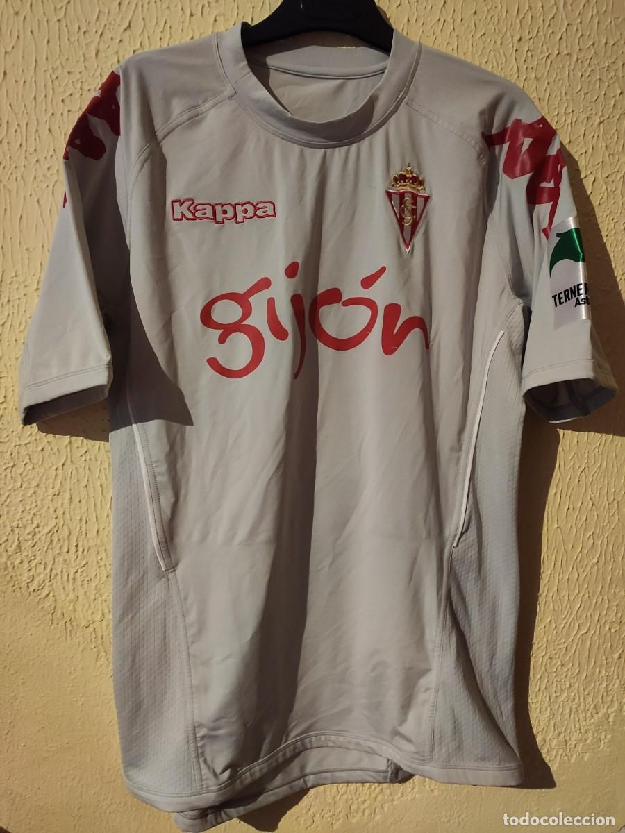 Sports collectibles: Original | Camiseta Futbol shirt | Talla L | Sporting de Gijon - 30 Dennis Diaz - match worn / issue
