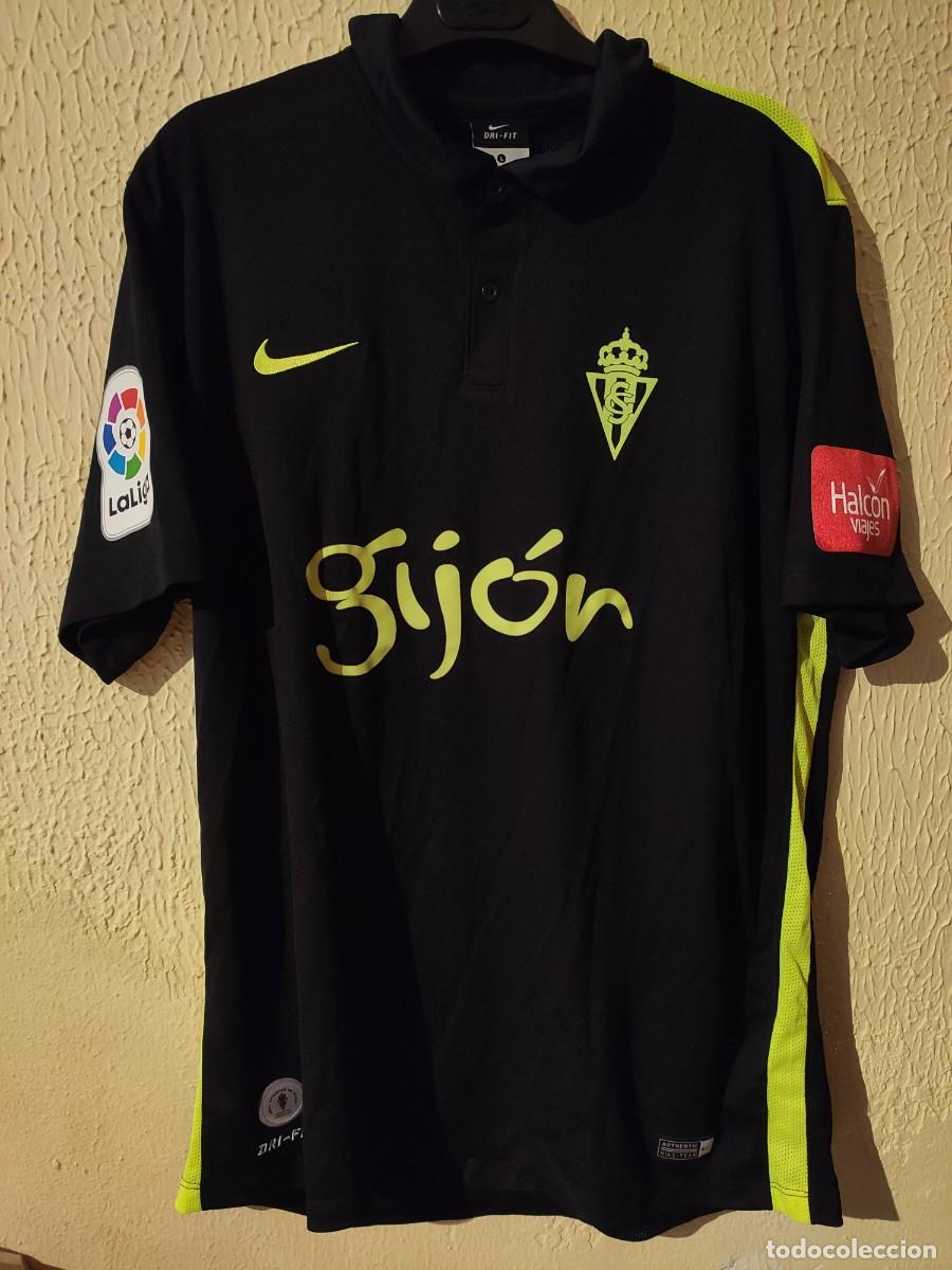 Sports collectibles: Original | Camiseta Futbol shirt | Talla L | Sporting de Gijon - 31 Isma Azpiri - worn / issue