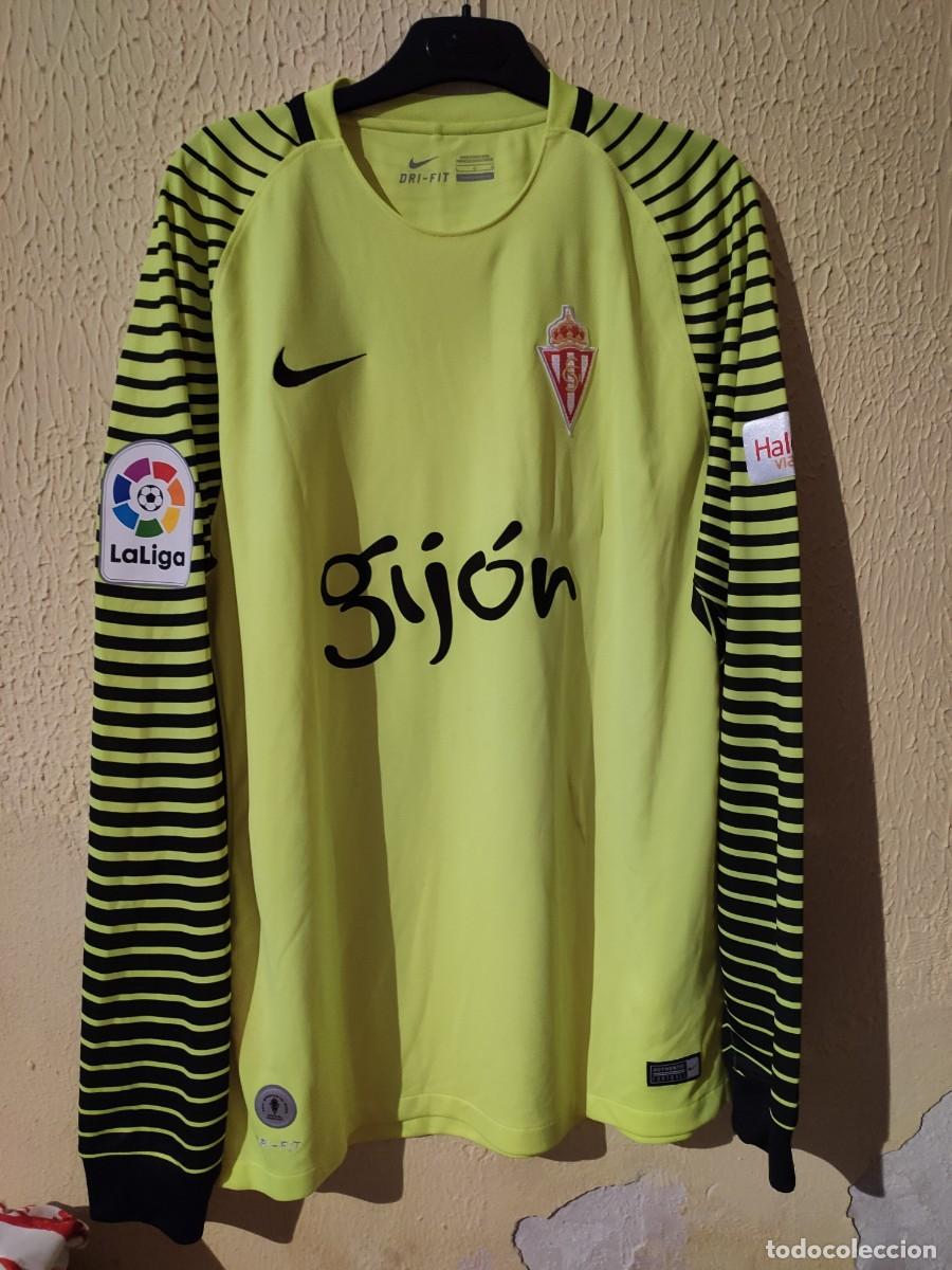 Sports collectibles: Original | Camiseta Futbol | Talla L | Sporting de Gijon - Oscar Whalley - player issue