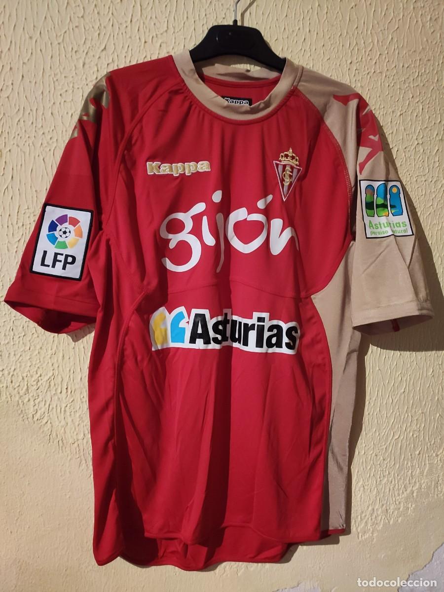 Sports collectibles: Original | Camiseta Futbol | Talla L | Sporting de Gijon - dorsal 29 - match worn