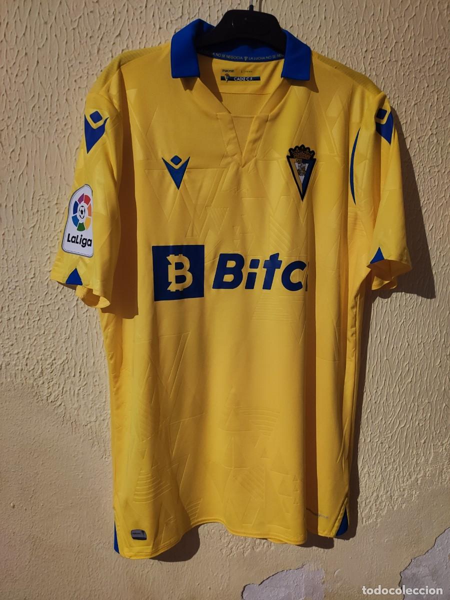 Sports collectibles: Original | Camiseta Futbol shirt | Talla L | Cadiz CF - 16 Juan Cala - match worn