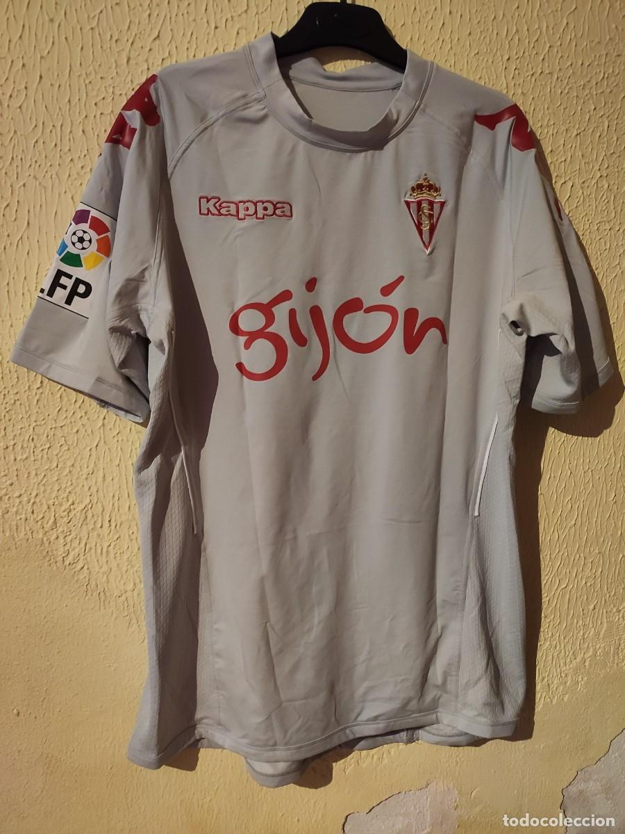 Sports collectibles: Original | Camiseta Futbol | Talla XL | Sporting de Gijon - 25 Alberto Garcia - match worn