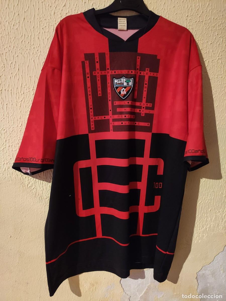 Sports collectibles: Original | Camiseta Futbol shirt | Talla XXL | Arenas de Getxo - centenario - dorsal 22 - match worn