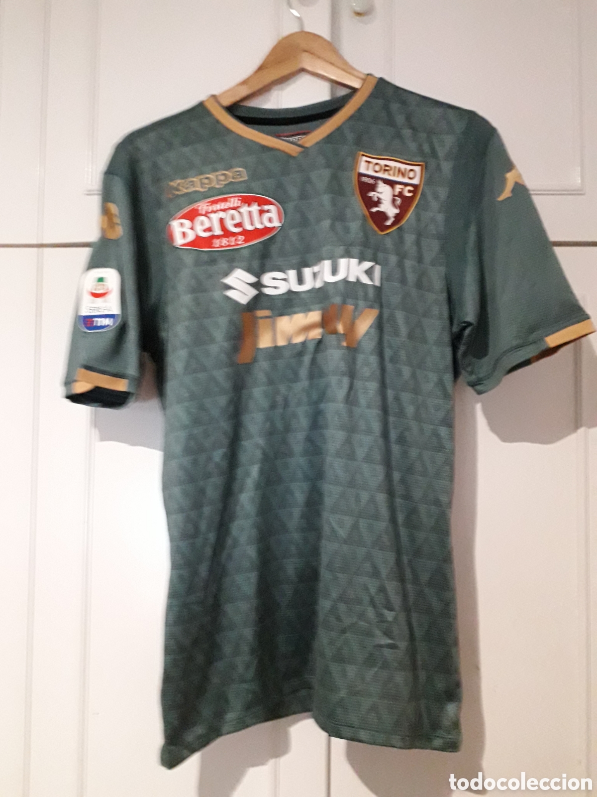 Sports collectibles: Camiseta reserva matchworn FC Torino de Italia