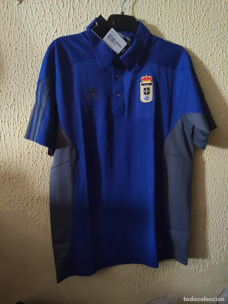 Coleccionismo deportivo: Nueva a estrenar | Original | Camiseta de Futbol football | Talla S | Polo del Real Oviedo