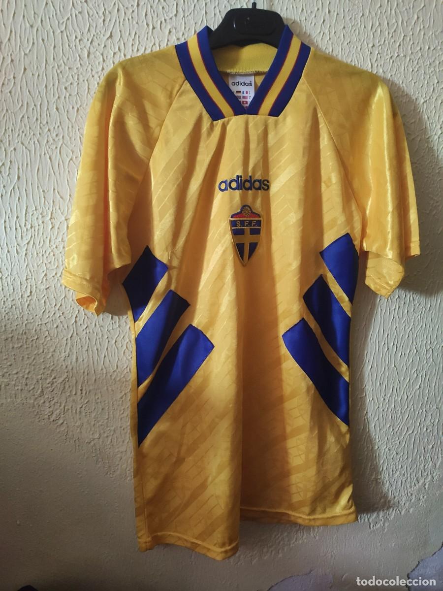 Sports collectibles: Original | Camiseta de Futbol football | Talla S | Seleccion de Suecia