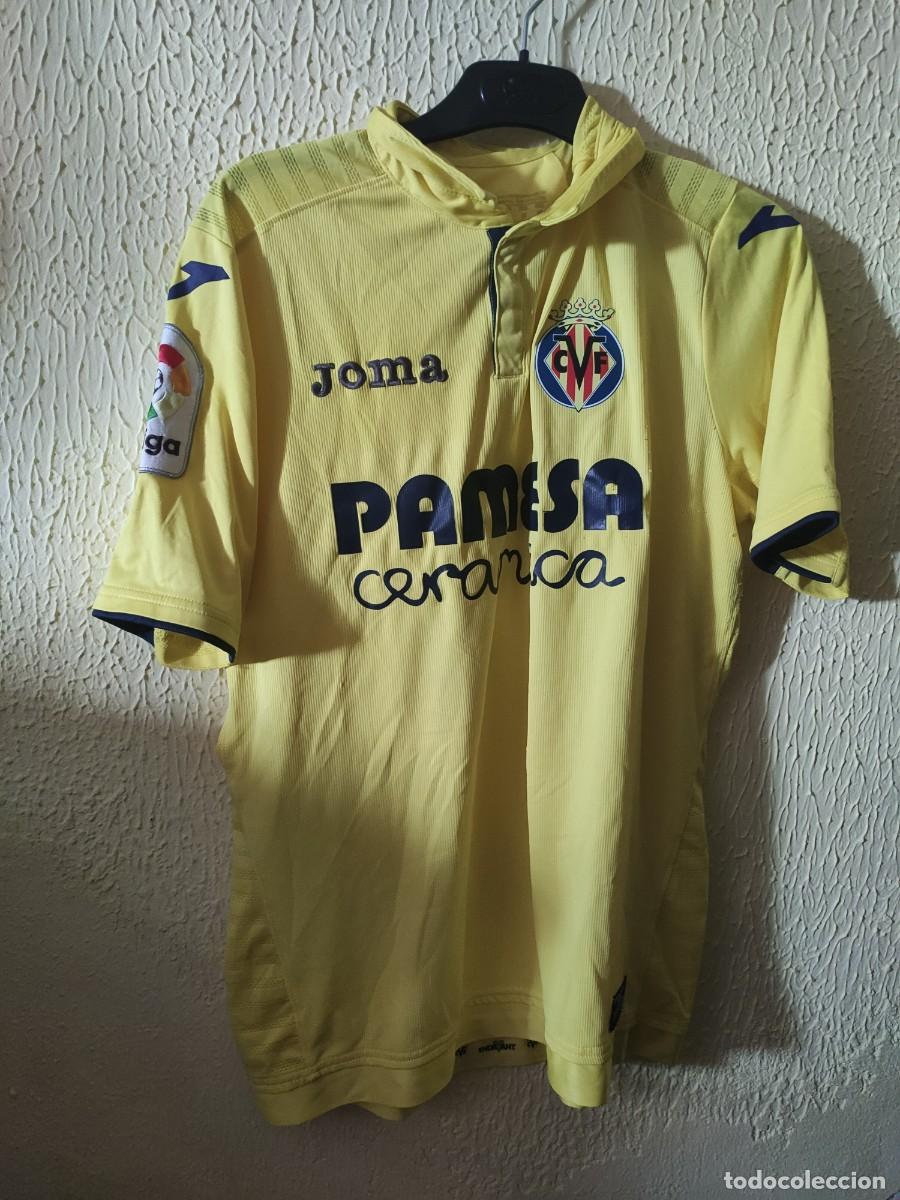 Sports collectibles: Original | Camiseta de Futbol Shirt Football | Talla M | Villarreal CF - dorsal 4 - match worn