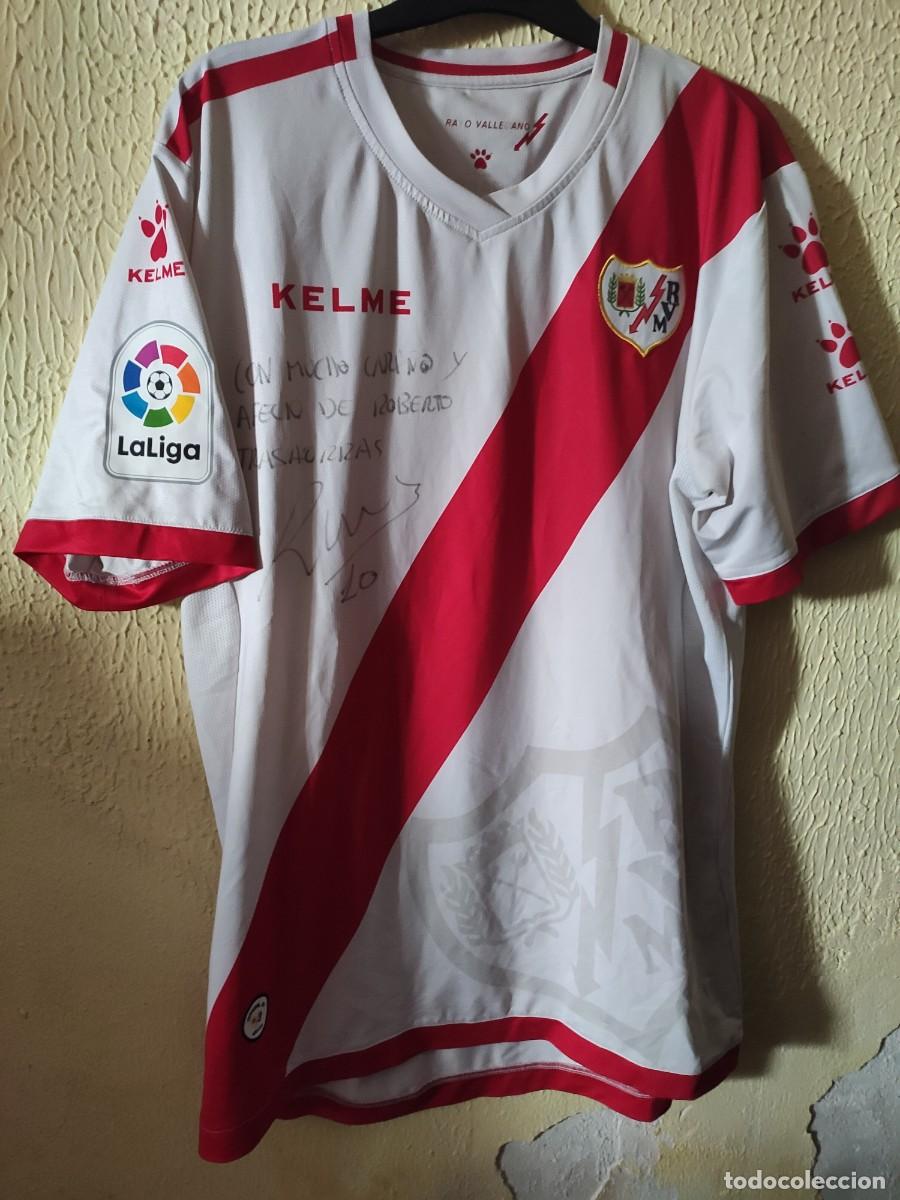 Sports collectibles: Original | Camiseta de Futbol shirt | Talla L | Rayo Vallecano - 10 Roberto Trashorras - match worn