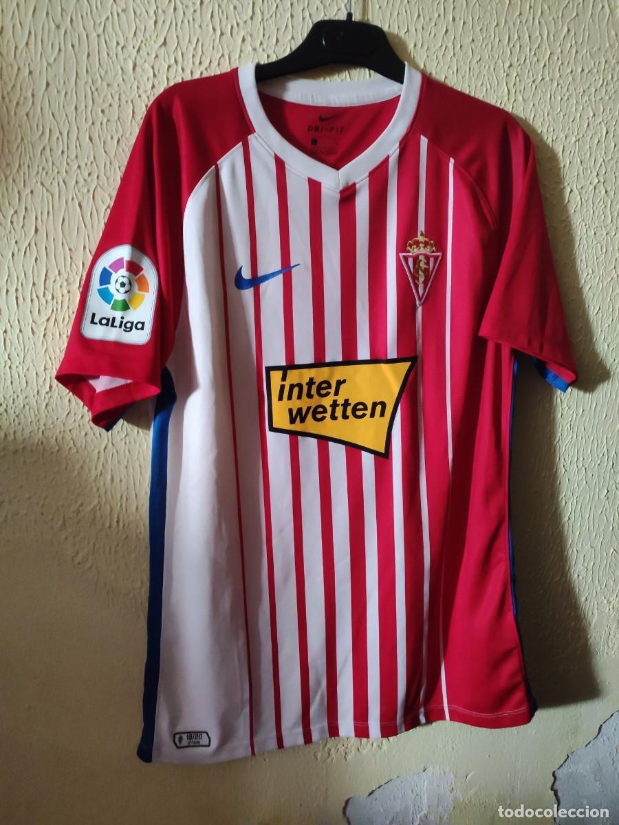Sports collectibles: Original | Camiseta de Futbol shirt | Talla L | Sporting de Gijon - 6 Jean-Sylvain Babin match worn
