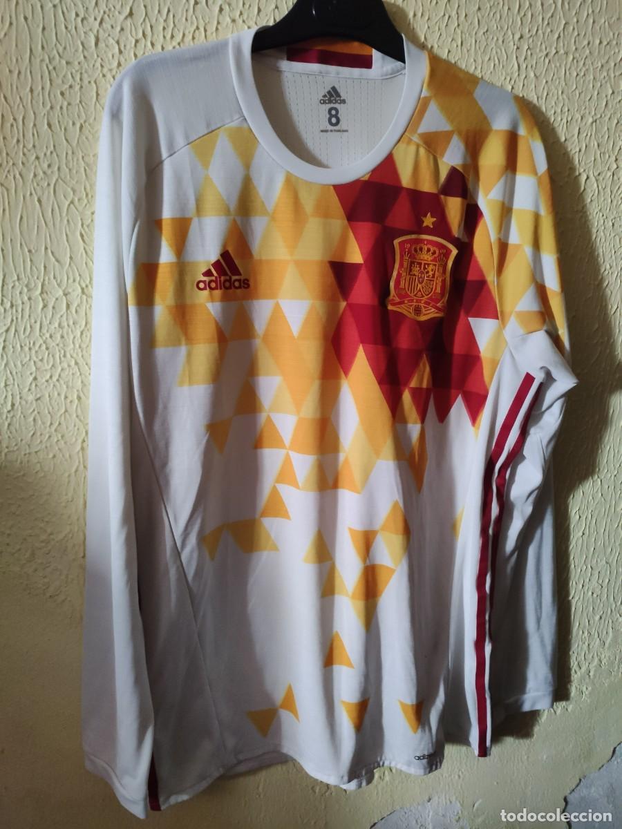 Sports collectibles: Original | Camiseta de Futbol shirt | Talla 8 adizero - L | Seleccion de Espa&ntilde;a - player issue