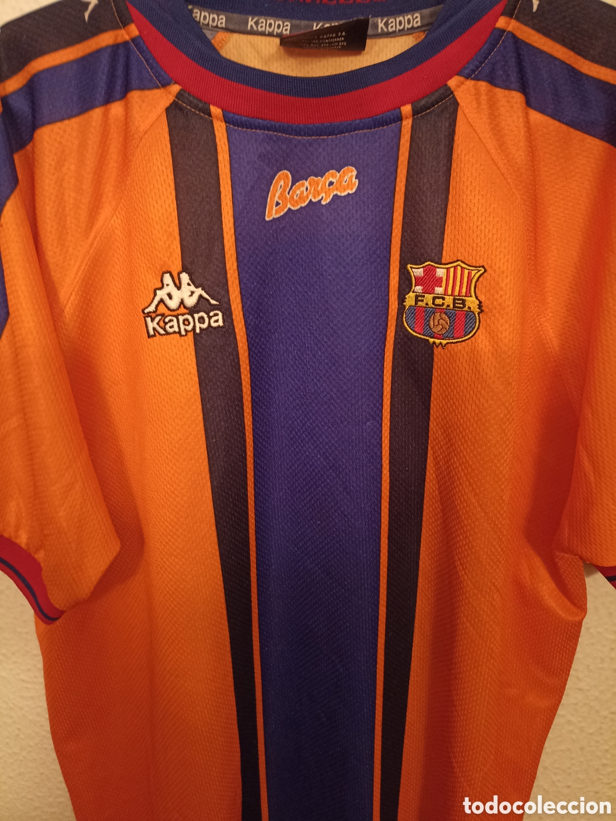 camiseta fc barcelona kappa xl de la peña . exc - Buy Football T