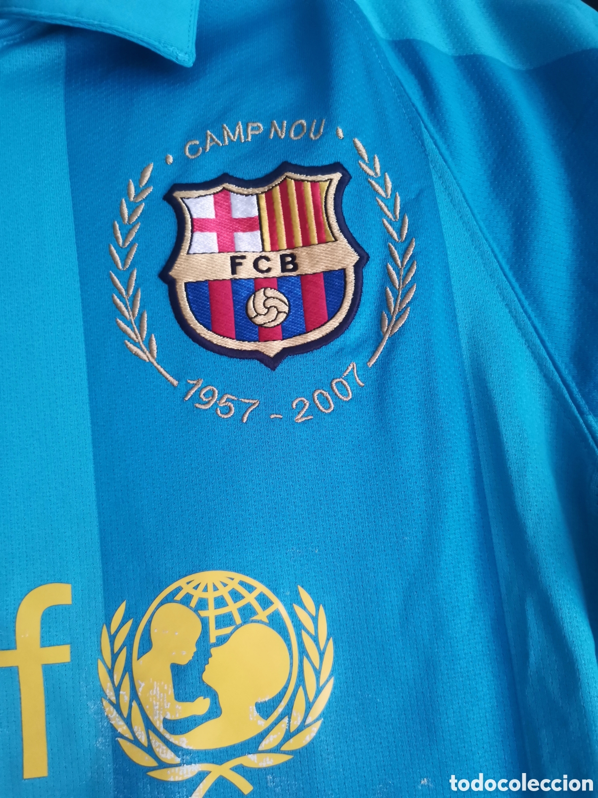 Camiseta FC Barcelona 2007 - Talla XL – Caramelo Vintage