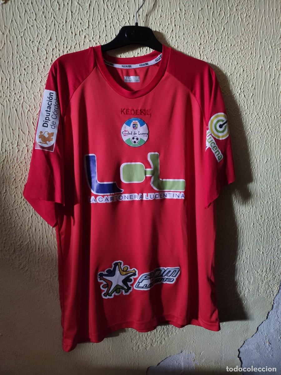Colecionismo desportivo: Original | camiseta futbol shirt | Talla L | Ciudad de Lucena - 1 Iricibar - match worn
