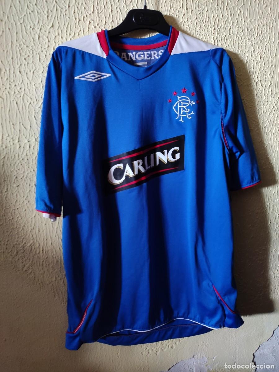 Colecionismo desportivo: Original | camiseta futbol shirt | Talla L | Glasgow Rangers - 30 Makthar N'Diaye - match worn UEFA