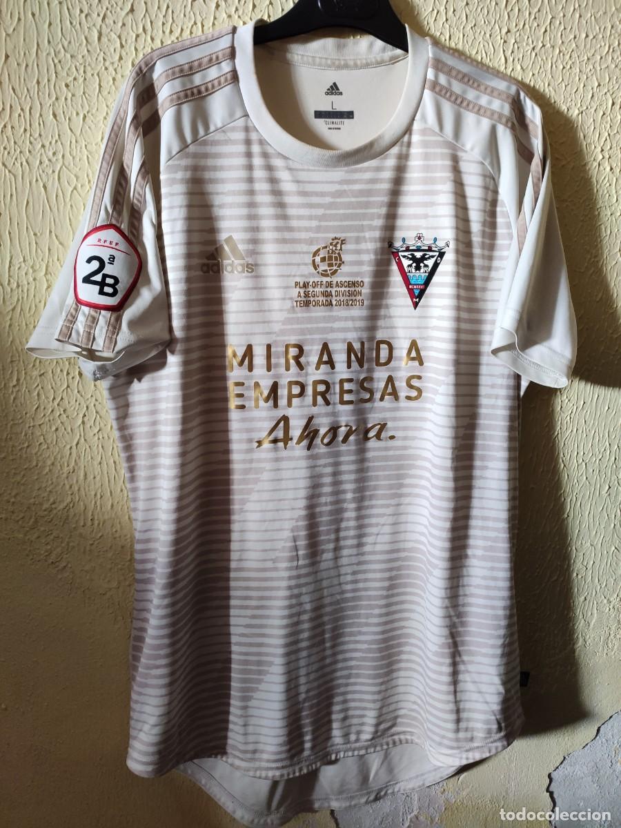 Collezionismo sportivo: Original | camiseta futbol shirt | Talla L | CD Mirandes - 1 (Limones) - match worn play offs