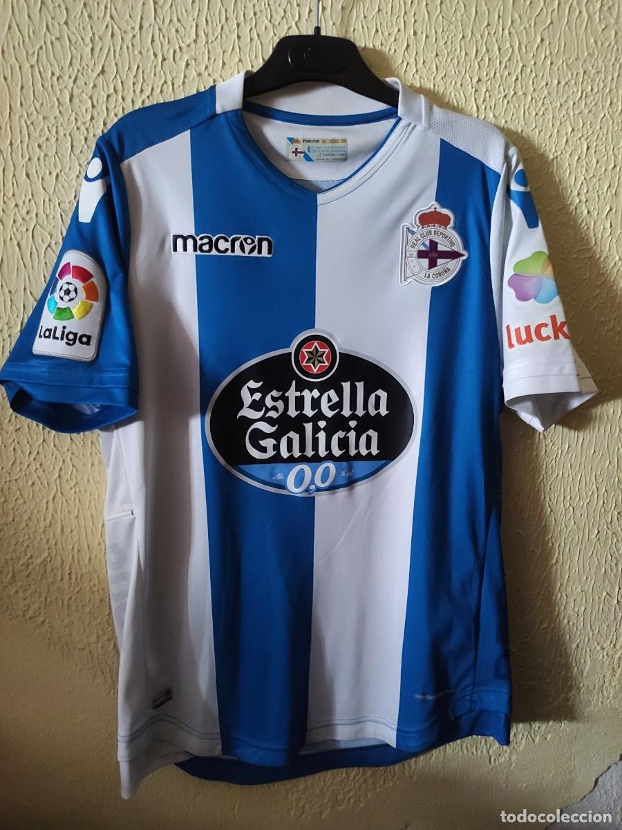 Collezionismo sportivo: Original | camiseta futbol shirt | Talla M | Deportivo de la Coru&ntilde;a - 16 Luisinho - match worn